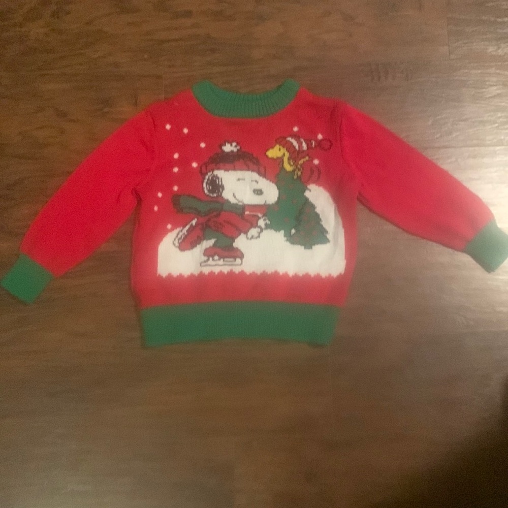 Snoopy red Christmas sweater